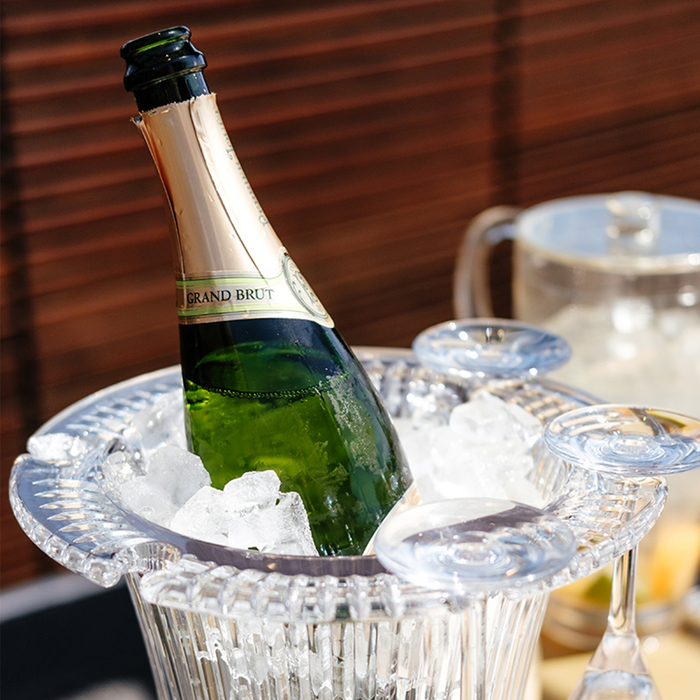 Plastic Champagne & Ice Bucket Set