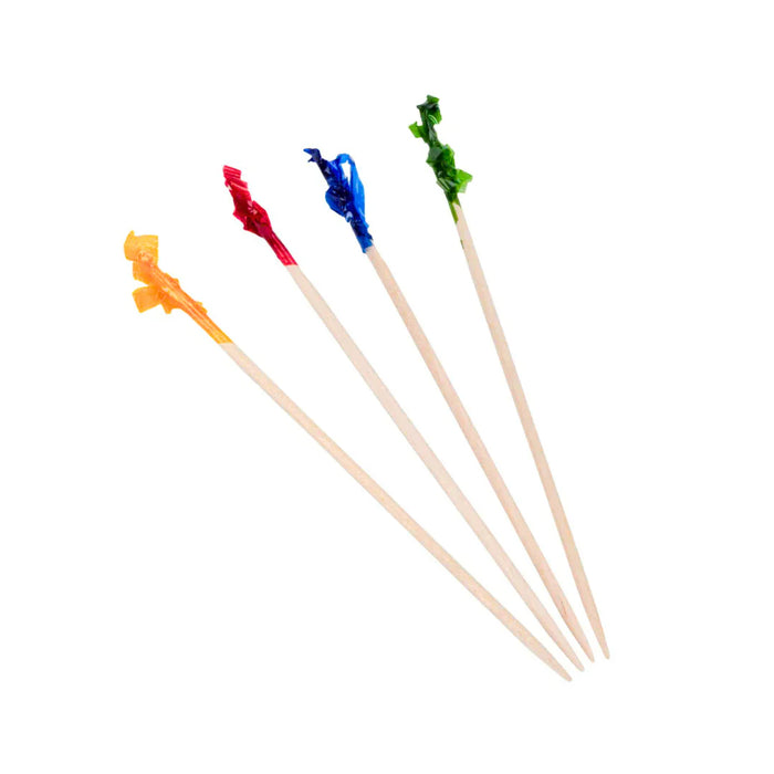 Multi-Coloured Frilled Picks 100mm - Pack of 1000