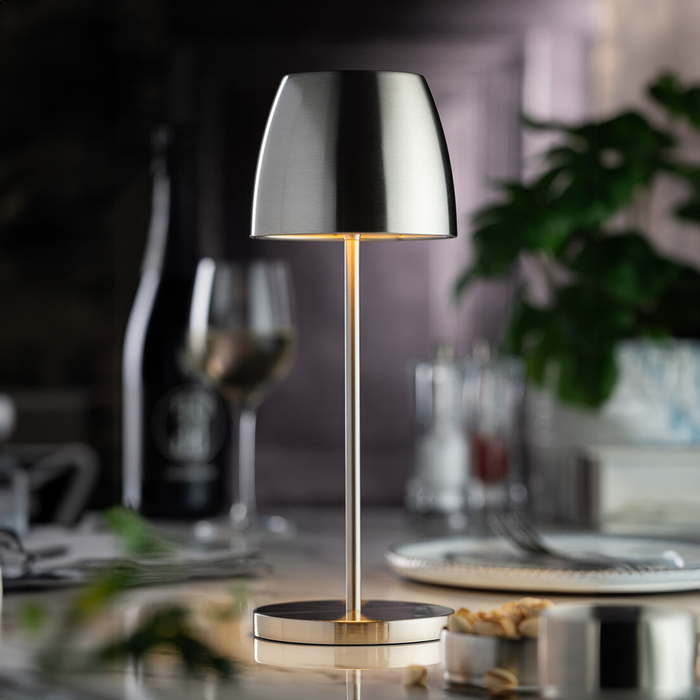 Montserrat Silver Cordless Table Lamp