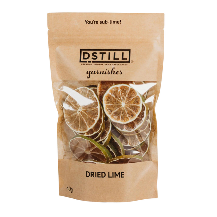Dried Lime Cocktail Garnishes