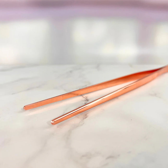 Copper Plated Cocktail Garnish Tongs 30cm