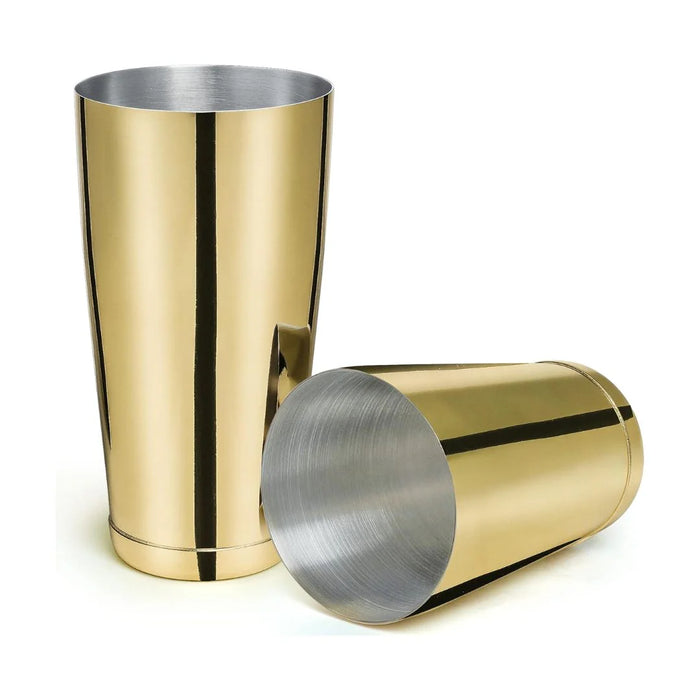 Gold Boston Tins Cocktail Shaker