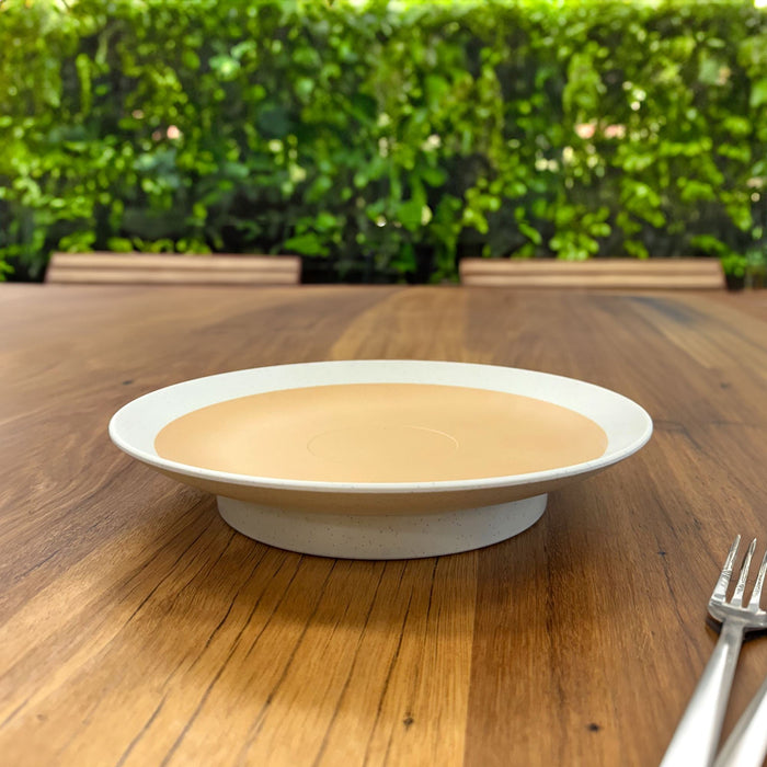 Melamine Eirth Biscotti Beige Plate 240mm D-STILL 