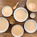 Melamine Eirth Biscotti Beige Sauce Dish 40mm Vision Hospitality 