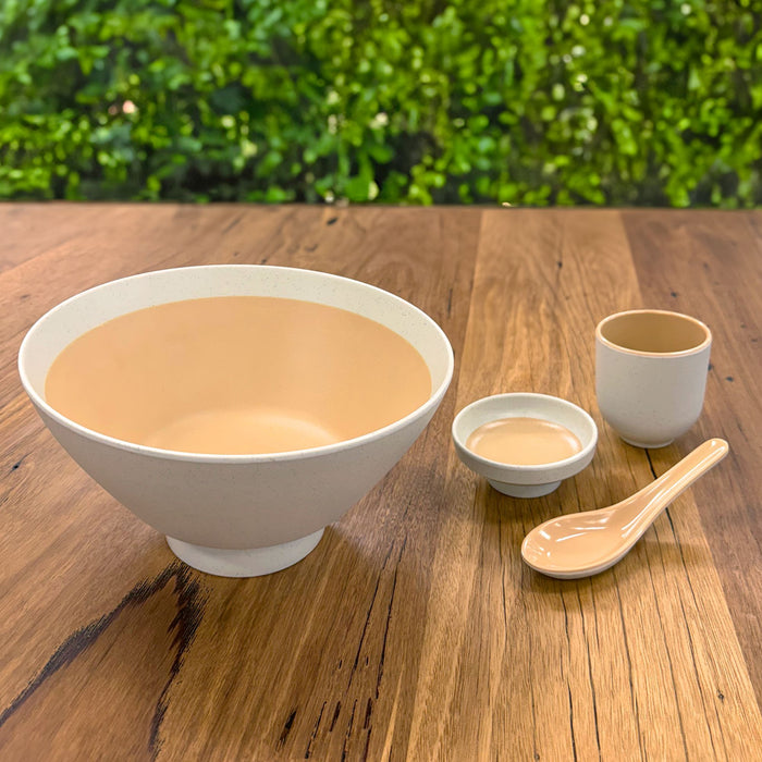 Melamine Eirth Biscotti Beige Sauce Dish 40mm Vision Hospitality 