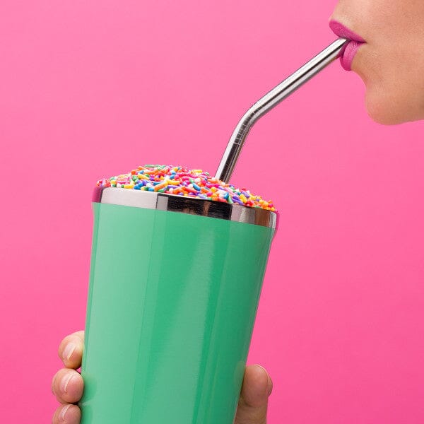 Metal Curved Smoothie Straw Straw D-STILL 