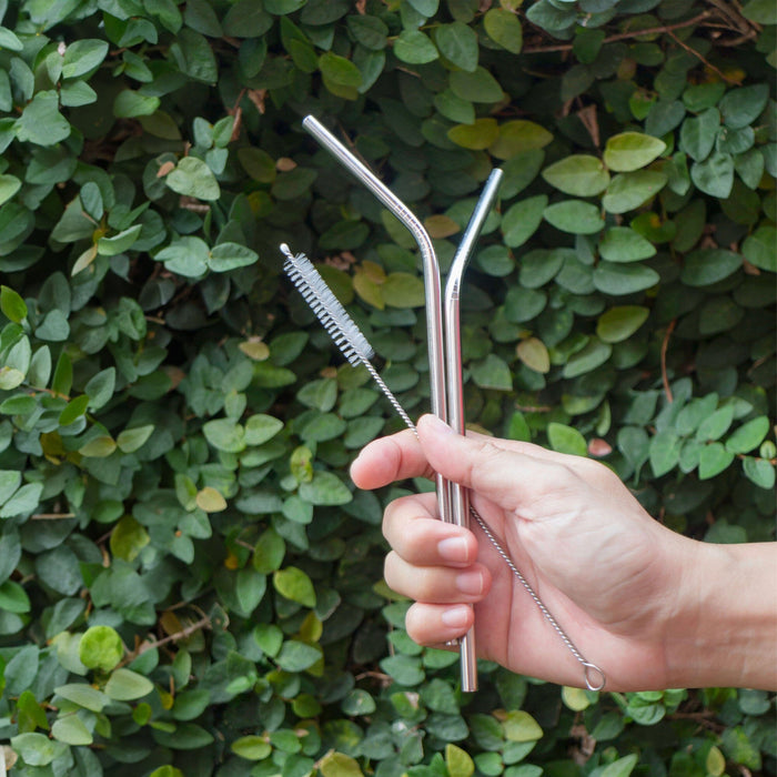 Metal Curved Smoothie Straw Straw D-STILL 