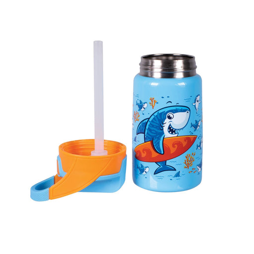 Yum Yum Surfing Sharkie Insulated Bottle 375ml D-STILL 