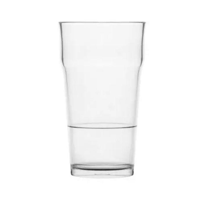 Plastic Nonic Beer Glass 540ml
