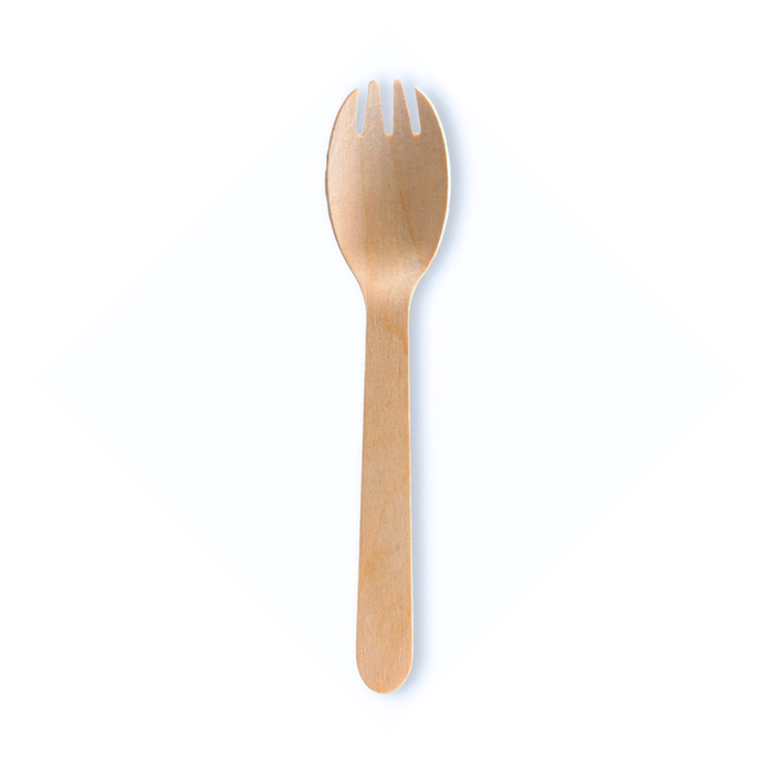 Wooden Spork (100pcs)