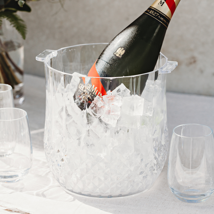 Plastic Crystal Champagne Bucket