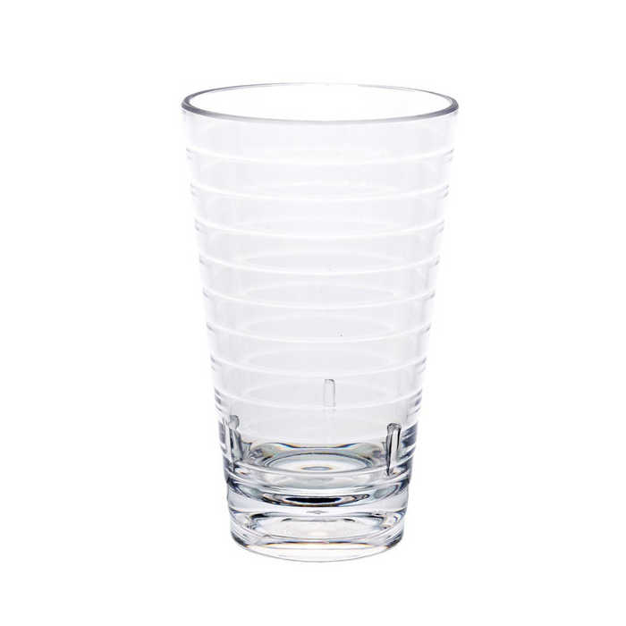 Plastic Ribbed Highball 340ml