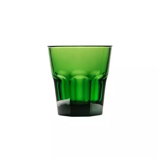 Plastic Coloured Green Tumbler 240ml