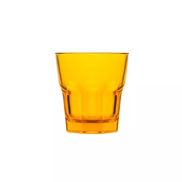 Plastic Coloured Yellow Tumbler 240ml