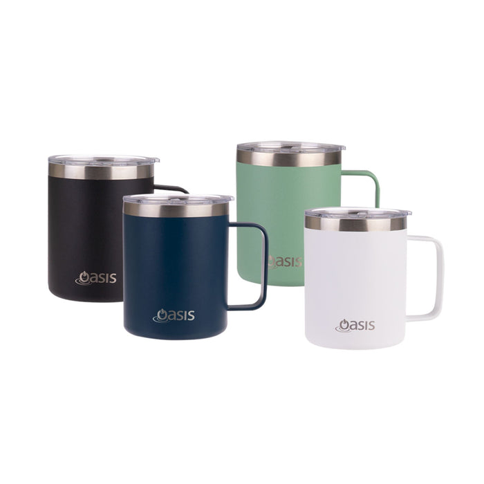 Insulated Explorer Mug White 400ml Insulated Mug Oasis 