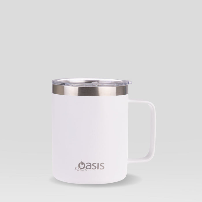 Insulated Explorer Mug White 400ml Insulated Mug Oasis 