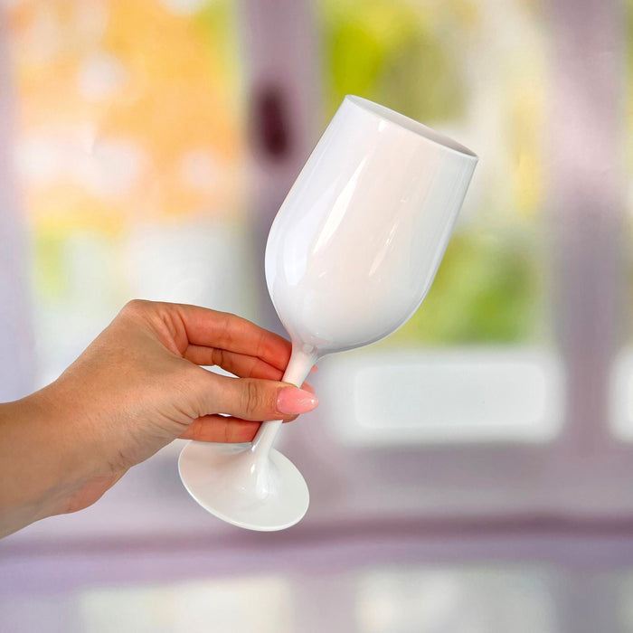 Unbreakable White Hamptons Wine Glasses 315ml - Set of 4 Unbreakable Drinkware D-STILL Drinkware 